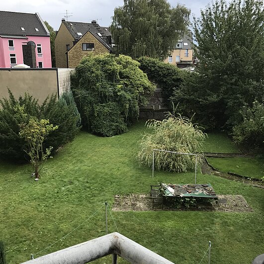 Blick vom Balkon